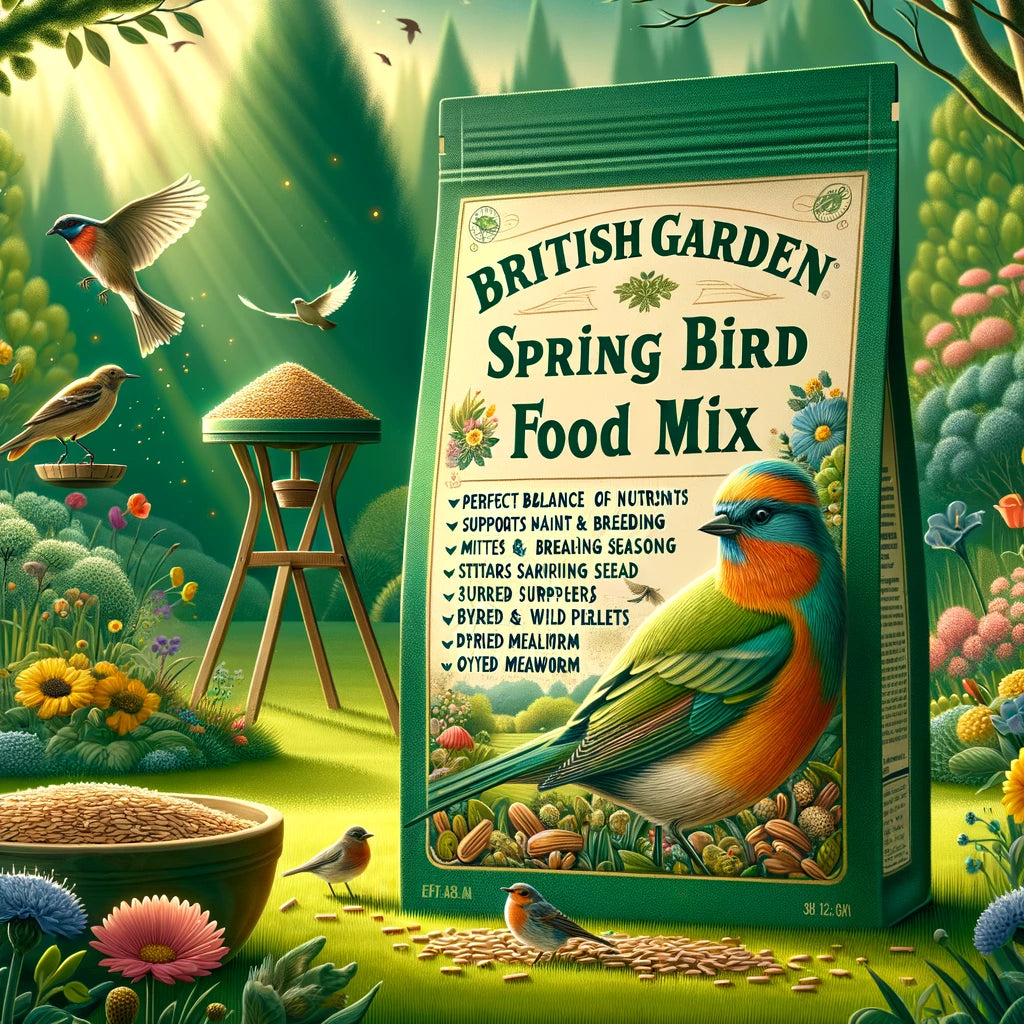 Artistic bird food for spring